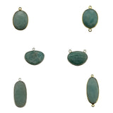 Gemstone Oval Bezel Connector – 925 Sterling Silver | Jewelry Making Supply