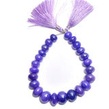 Mystic purple quartz faceted bead size 10.5-12.5mm.