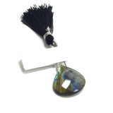 Labradorite faceted bead size 25mm, 30mm.
