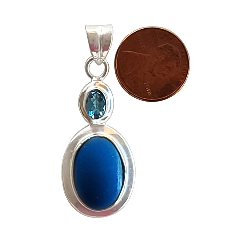 Silver Gemstone Pendant