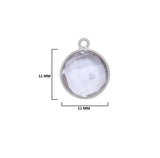 Boho Chic Clear Quartz Bezel Pendant - Handcrafted Gemstone Necklace in 925 Sterling Silver with Stunning Finishes