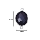 Black Onyx Sterling Silver Bezel Pendant - Boho Chic Gemstone