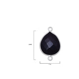 Boho Chic Black Onyx Bezel Pendant - Handcrafted Gemstone Necklace in 925 Sterling Silver with Stunning Finishes
