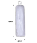 Boho Chic Clear Quartz Bezel Pendant - Handcrafted Gemstone Necklace in 925 Sterling Silver with Stunning Finishes