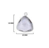 Boho Chic Clear Quartz Bezel Pendant - Handcrafted Gemstone Necklace in 925 Sterling Silver with Stunning Finishes
