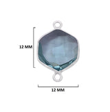 Boho Chic London Blue Topaz Bezel Pendant - Handcrafted Gemstone Necklace in 925 Sterling Silver with Stunning Finishes