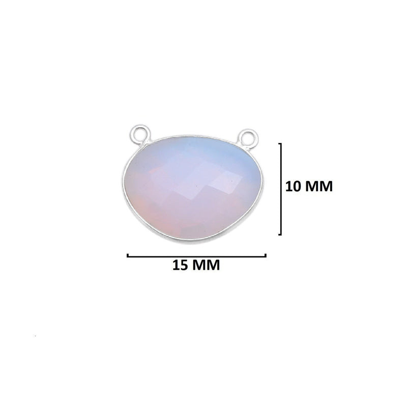 Opalite Pendant – Sterling Silver Bezel, Boho Necklace