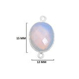 Opalite Pendant – Sterling Silver Bezel, Boho Necklace