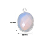 Opalite Pendant – Sterling Silver Bezel, Boho Necklace