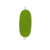 Boho Chic Peridot Bezel Pendant - Handcrafted Gemstone Necklace in 925 Sterling Silver with Stunning Finishes