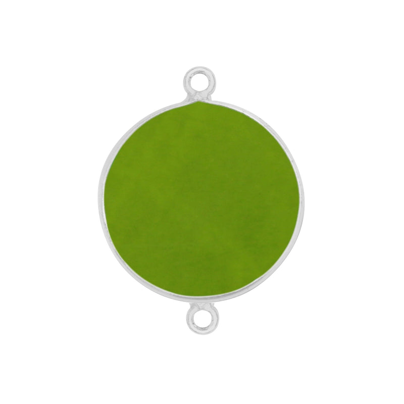 Boho Chic Peridot Bezel Pendant - Handcrafted Gemstone Necklace in 925 Sterling Silver with Stunning Finishes