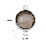 Boho Chic Smoky Quartz Bezel Pendant - Handcrafted Gemstone Necklace in 925 Sterling Silver with Stunning Finishes