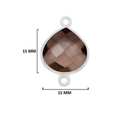 Boho Chic Smoky Quartz Bezel Pendant - Handcrafted Gemstone Necklace in 925 Sterling Silver with Stunning Finishes