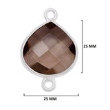Boho Chic Smoky Quartz Bezel Pendant - Handcrafted Gemstone Necklace in 925 Sterling Silver with Stunning Finishes