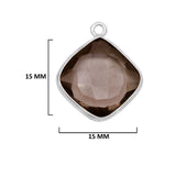 Boho Chic Smoky Quartz Bezel Pendant - Handcrafted Gemstone Necklace in 925 Sterling Silver with Stunning Finishes