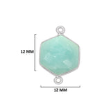 Natural Hexagon-Shaped Pendants