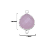 Sterling Silver-Plated Bezel Charms