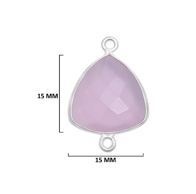 Pink Chalcedony Gemstone Charms