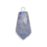 Rainbow Moonstone Tie Pendant - Boho Chic Gemstone Necklace with 925 Sterling Silver Elegance