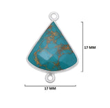 Blue Turquoise Gemstone Charms