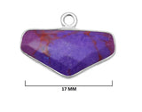 Natural Chevron-Shaped Pendants