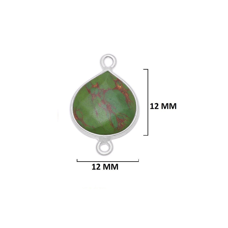 Green Turquoise Gemstone Charms