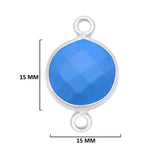 Sterling Silver-Plated Bezel Charms