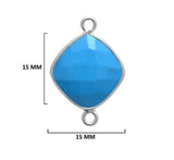 Sterling Silver-Plated Bezel Charms