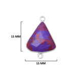 Purple Turquoise Gemstone Charms