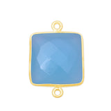 Blue Chalcedony Gemstone Charms