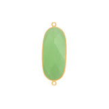 24K Gold Plated Over Sterling Silver-Plated Bezel Charms