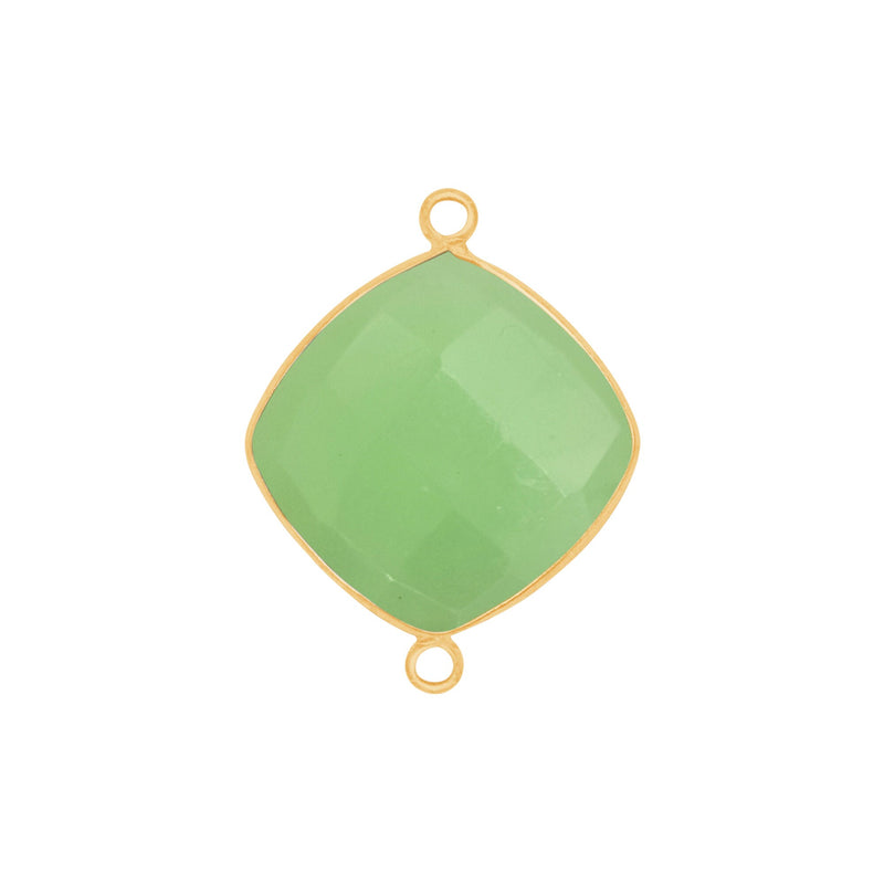 Chalcedony Green Gemstone Charms