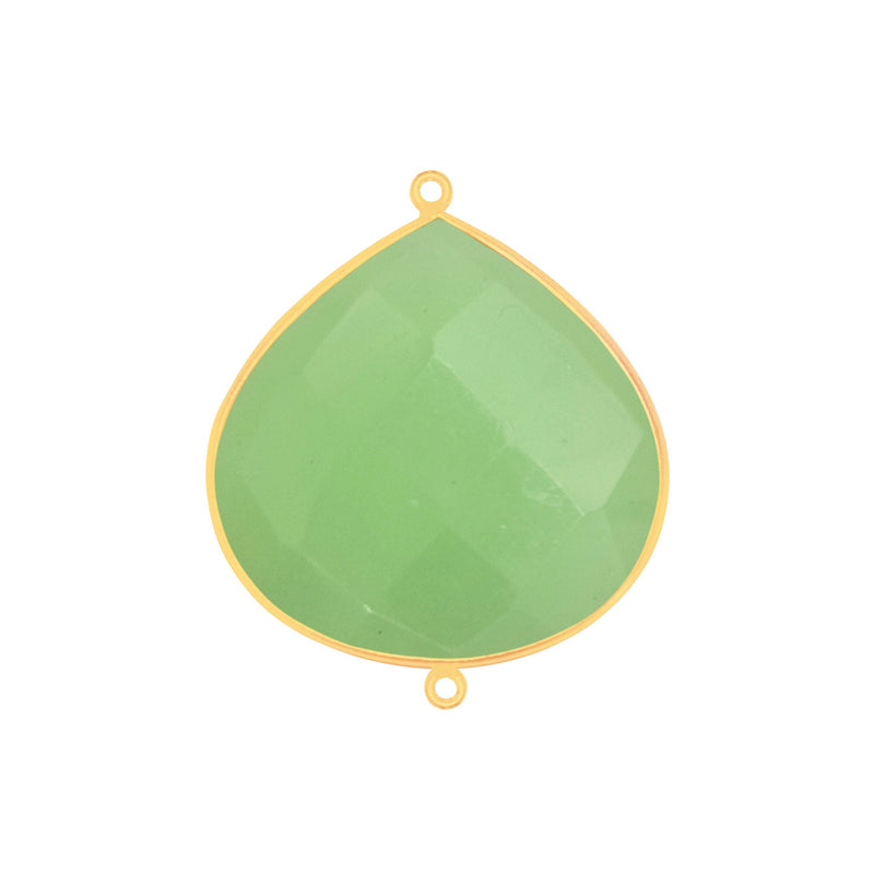 Chalcedony Green Gemstone Charms