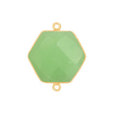 Chalcedony Green Gemstone Charms