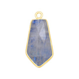 Rainbow Moonstone Tie Pendant - Boho Chic Gemstone Necklace with 24kt Gold Elegance