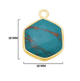 12mm, 15mm, 18mm Gemstone Charms