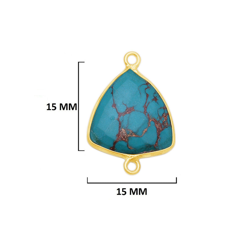Blue Turquoise Gemstone Charms
