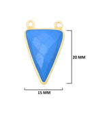 24K Gold Plated Over Sterling Silver-Plated Bezel Charms