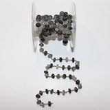 black rutile birthstone month August, zodiac sign Virgo and Aquarius.