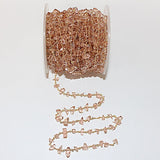 rose quartz chips birthstone month January, zodiac sign Taurus.
