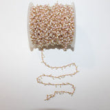 Pink Chalcedony quartz birthstone month August, zodiac sign Leo.