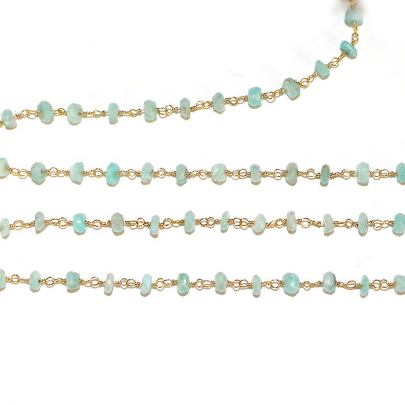 Amazonite Rosary Chain Jewelry