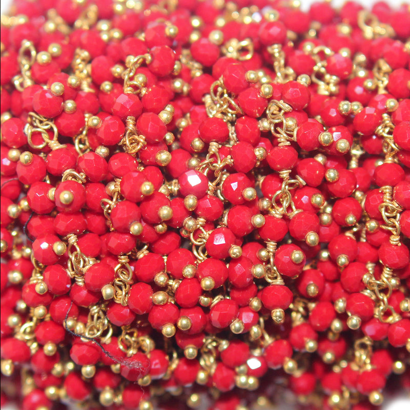 red coral quartz gemstone bead chain silver, women jewelry making necklaces, earrings, and bracelets bead chain.