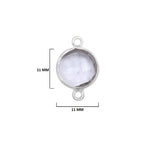 Boho Chic Clear Quartz Bezel Pendant - Handcrafted Gemstone Necklace in 925 Sterling Silver with Stunning Finishes