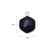 Boho Chic Black Onyx Bezel Pendant - Handcrafted Gemstone Necklace in 925 Sterling Silver with Stunning Finishes