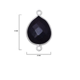 Boho Chic Black Onyx Bezel Pendant - Handcrafted Gemstone Necklace in 925 Sterling Silver with Stunning Finishes