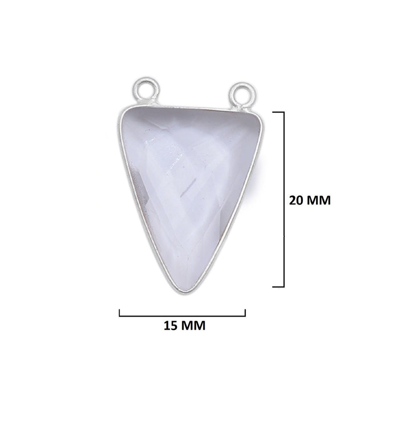 Boho Chic Clear Quartz Bezel Pendant - Handcrafted Gemstone Necklace in 925 Sterling Silver with Stunning Finishes