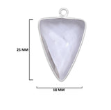 Boho Chic Clear Quartz Bezel Pendant - Handcrafted Gemstone Necklace in 925 Sterling Silver with Stunning Finishes
