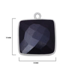 Boho Chic Black Onyx Bezel Pendant - Handcrafted Gemstone Necklace in 925 Sterling Silver with Stunning Finishes