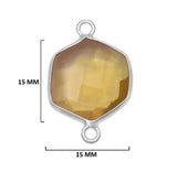 Boho Chic Lemon Quart Bezel Pendant - Handcrafted Gemstone Necklace in 925 Sterling Silver with Stunning Finishes